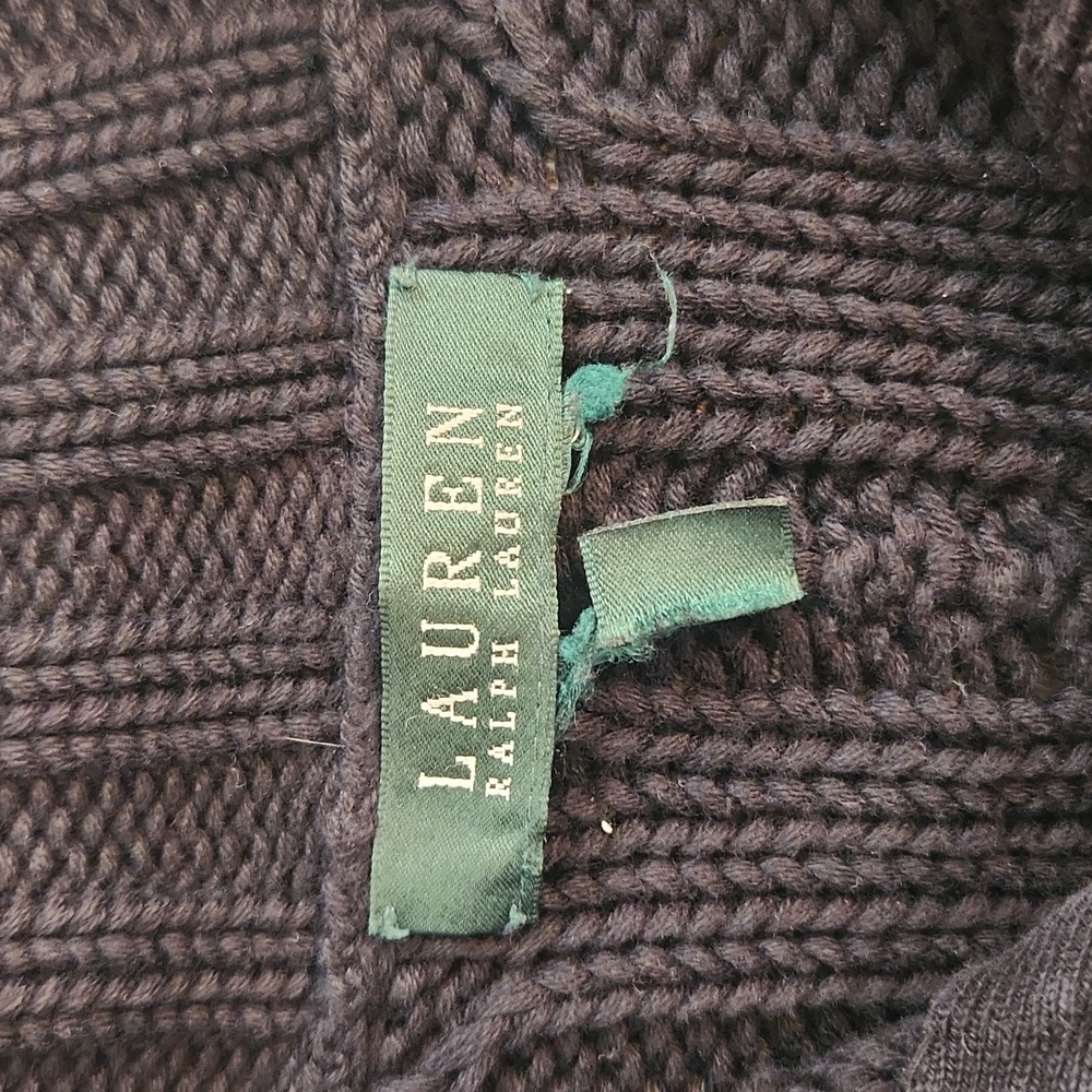 Ralph Lauren black cardigan sweater